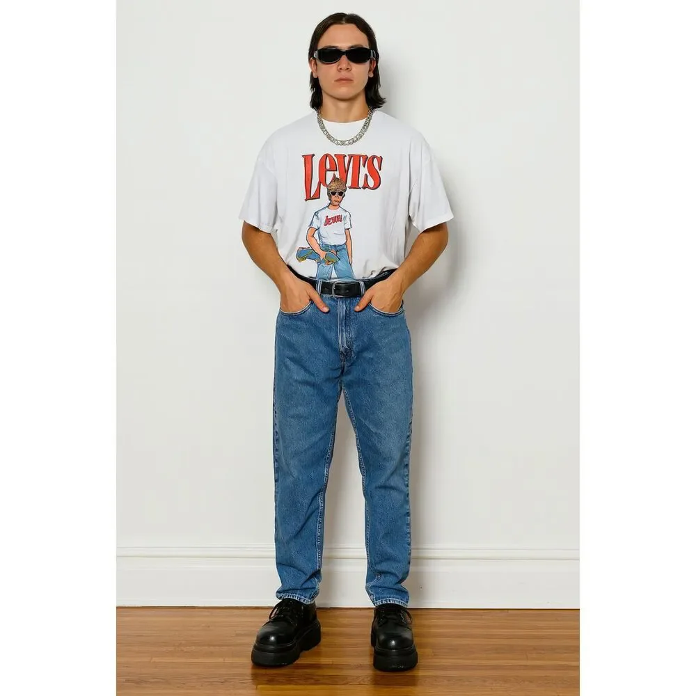 Vintage  Levi's 560 Classic Blue Denim Jeans Pants Trousers  Mens Size 36 x 30